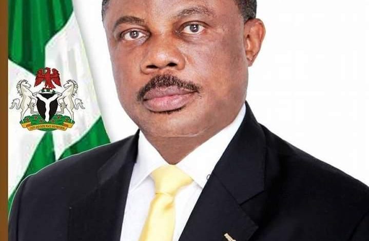Willie Obiano in black suit